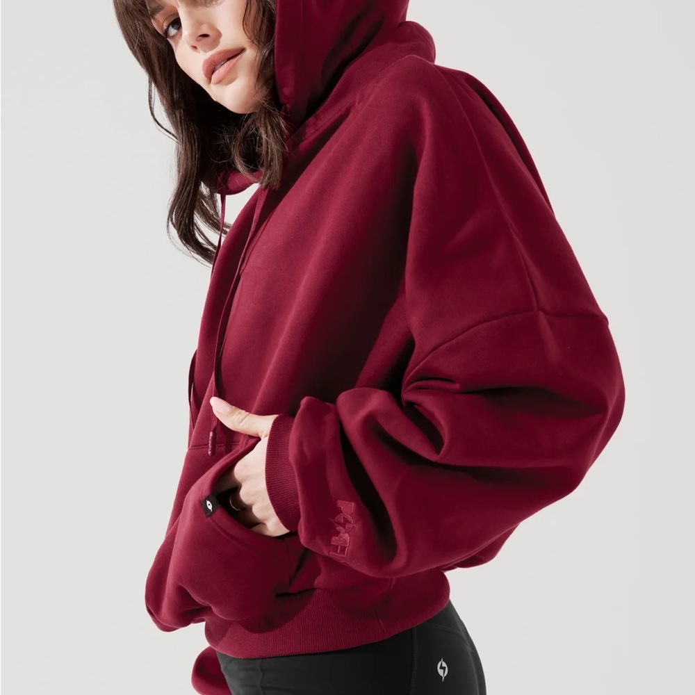 POPFLEX crimson Cloud hoodie extra small / small